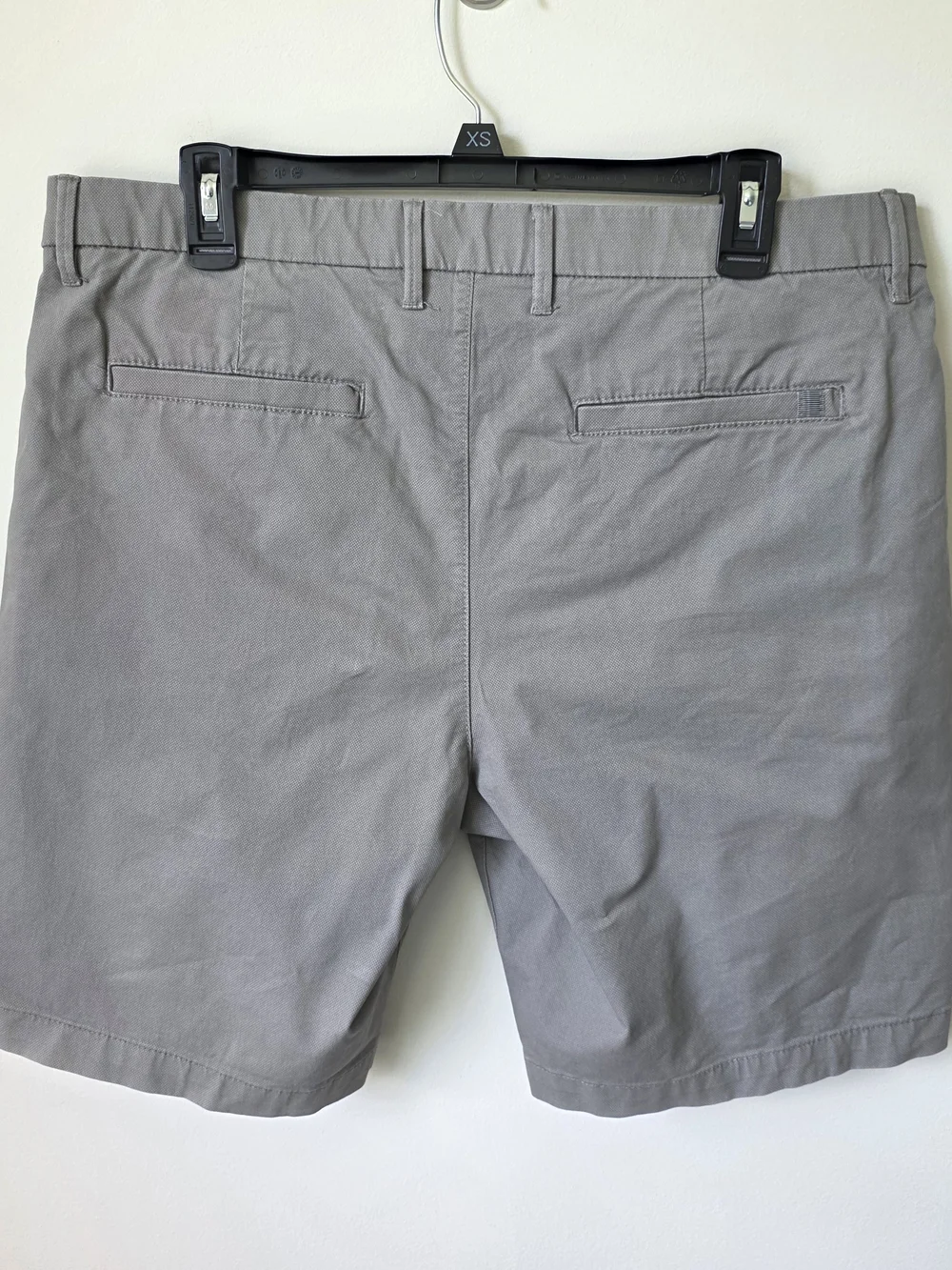 English Laundry Men's Gray Chino Shorts Size 34 Stretch Casual Vacation Cotton